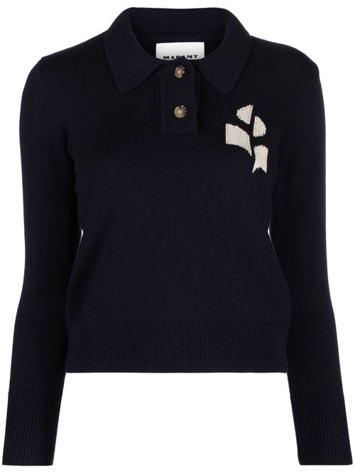 Nola polo shirt with logo MARANT ETOILE | PU0314FAA1X05E30MI